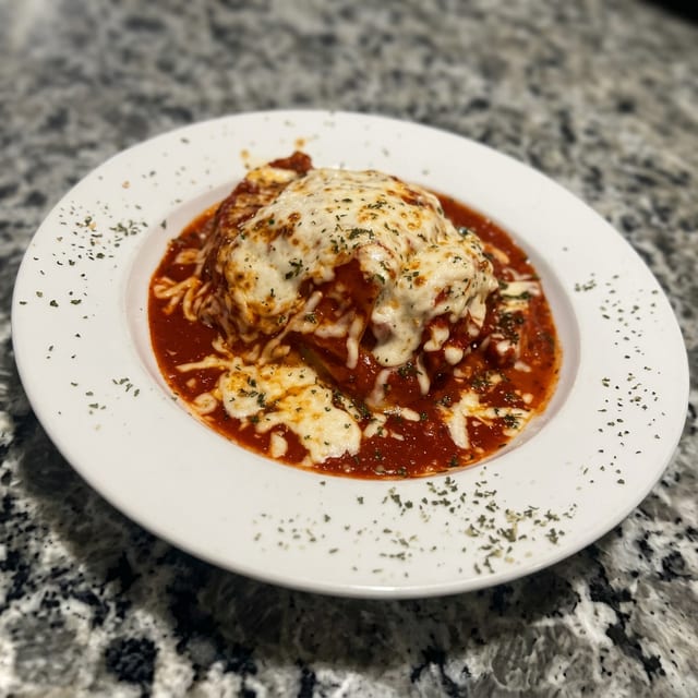 Fig's Heaping Lasagna.