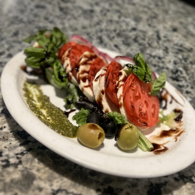 Fresh Tomato and Mozzarella Salad.